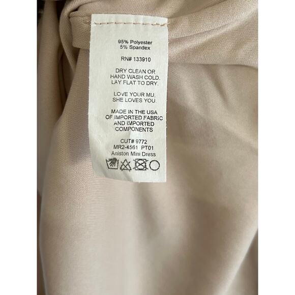 Show Me Your Mumu Aniston Mini Dress in Platinum Sequins XS NWT - Picture 6 of 9